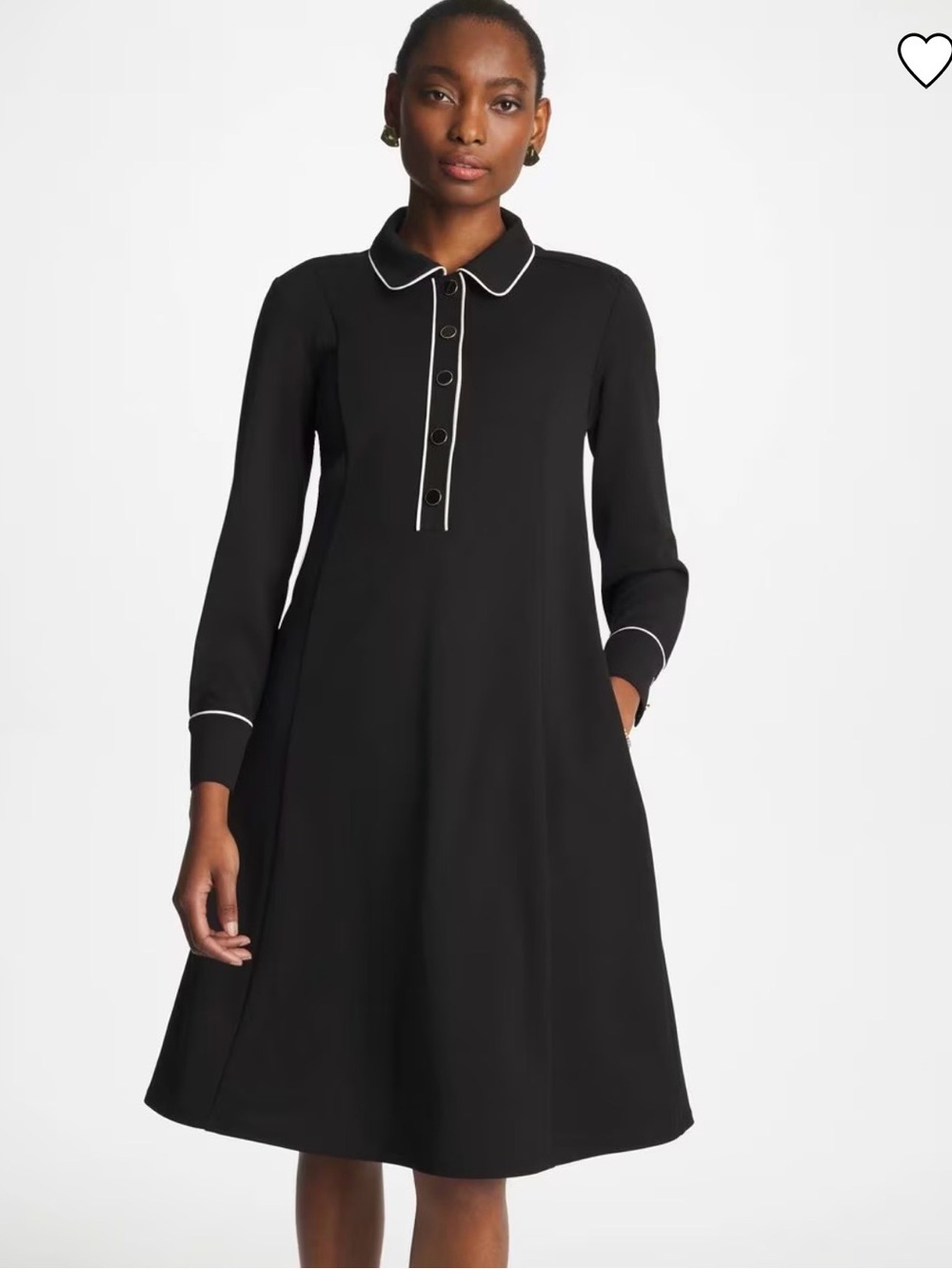 Chico’s Piping Shirt Dress